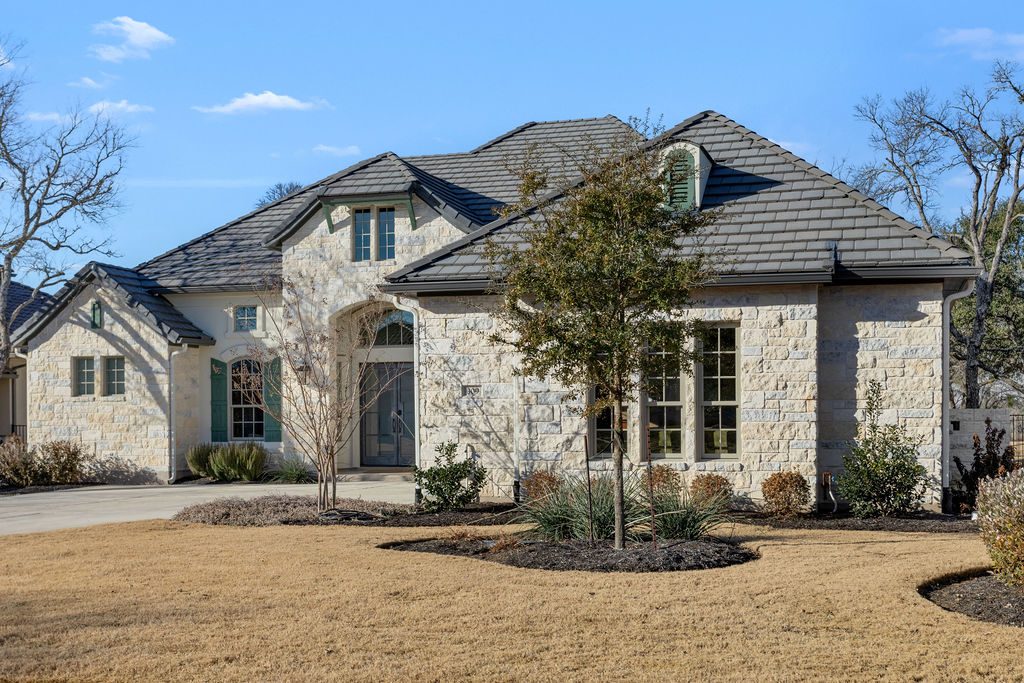 Exterior — Hill Country custom home, Austin TX real estate photography