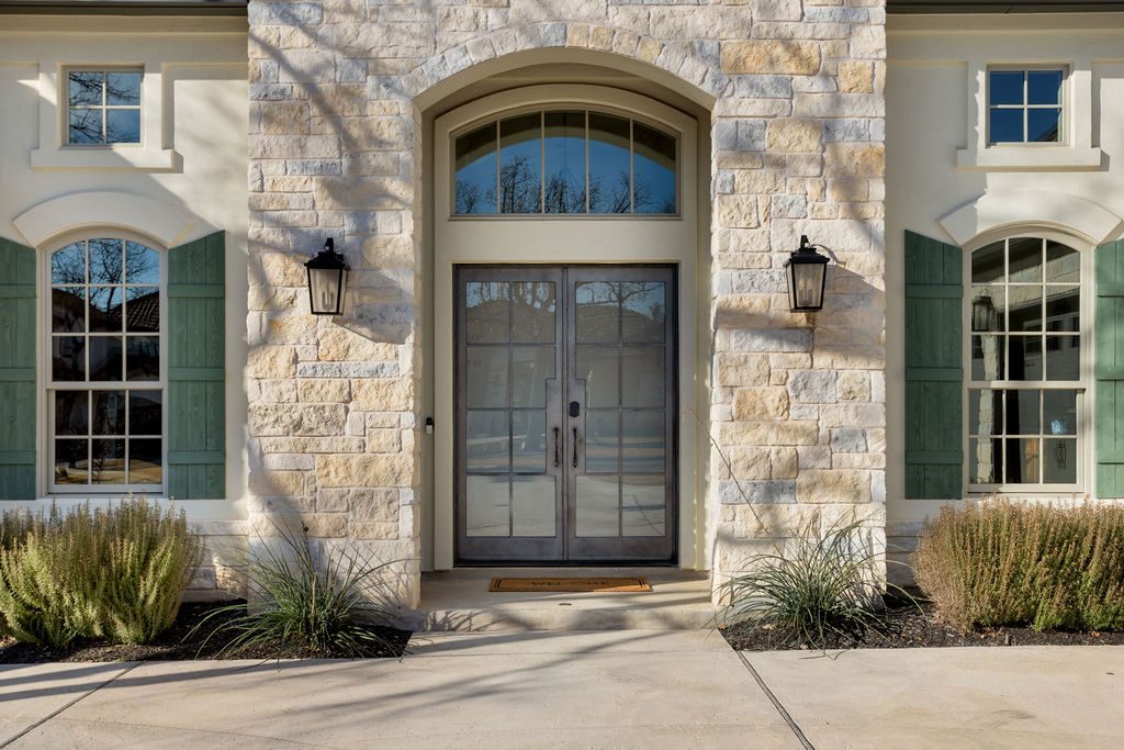 Exterior — Hill Country custom home, Austin TX real estate photography