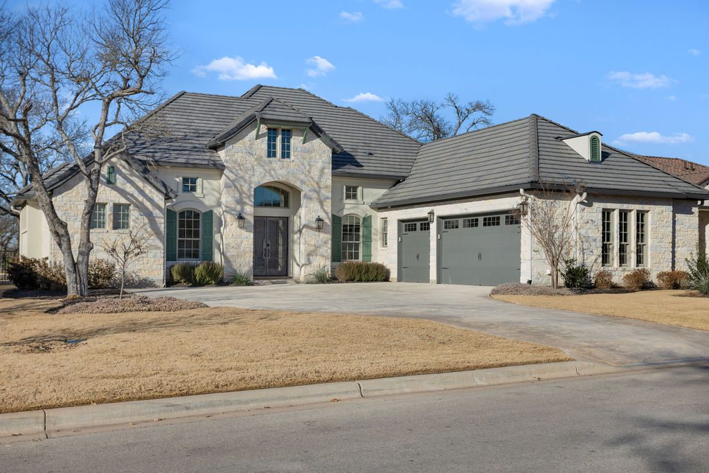 Exterior — Hill Country custom home, Austin TX real estate photography