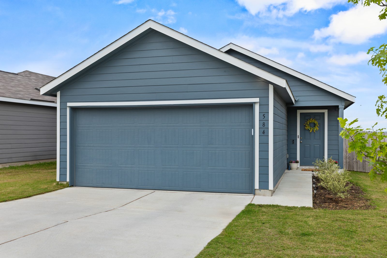 Exterior — new-construction home, Austin TX real estate photography