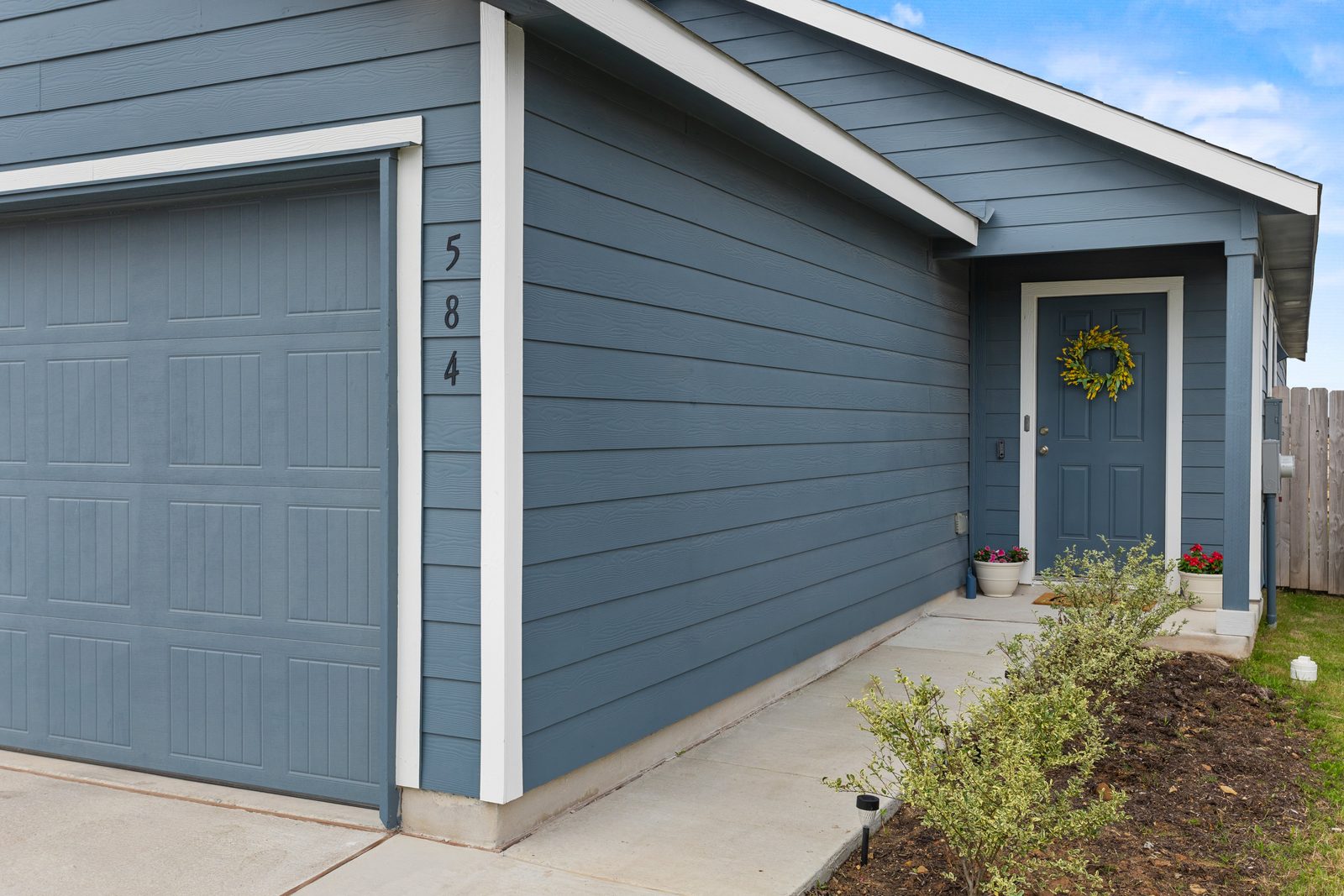Exterior — new-construction home, Austin TX real estate photography