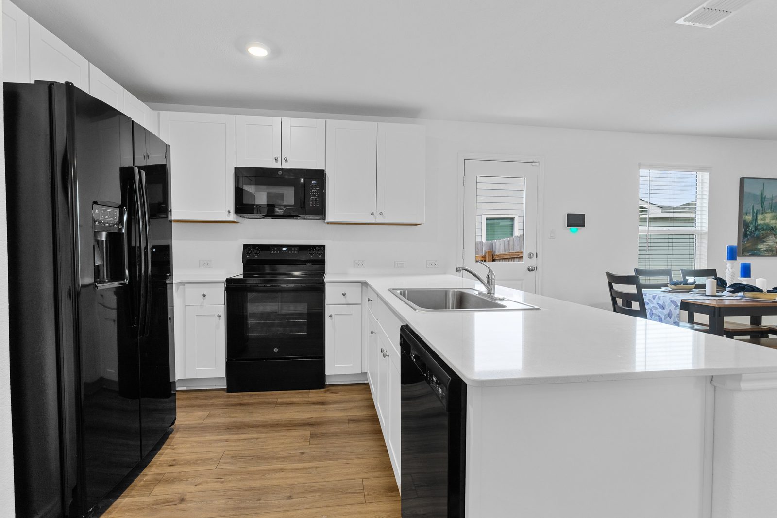 Kitchen — new-construction home, Austin TX real estate photography