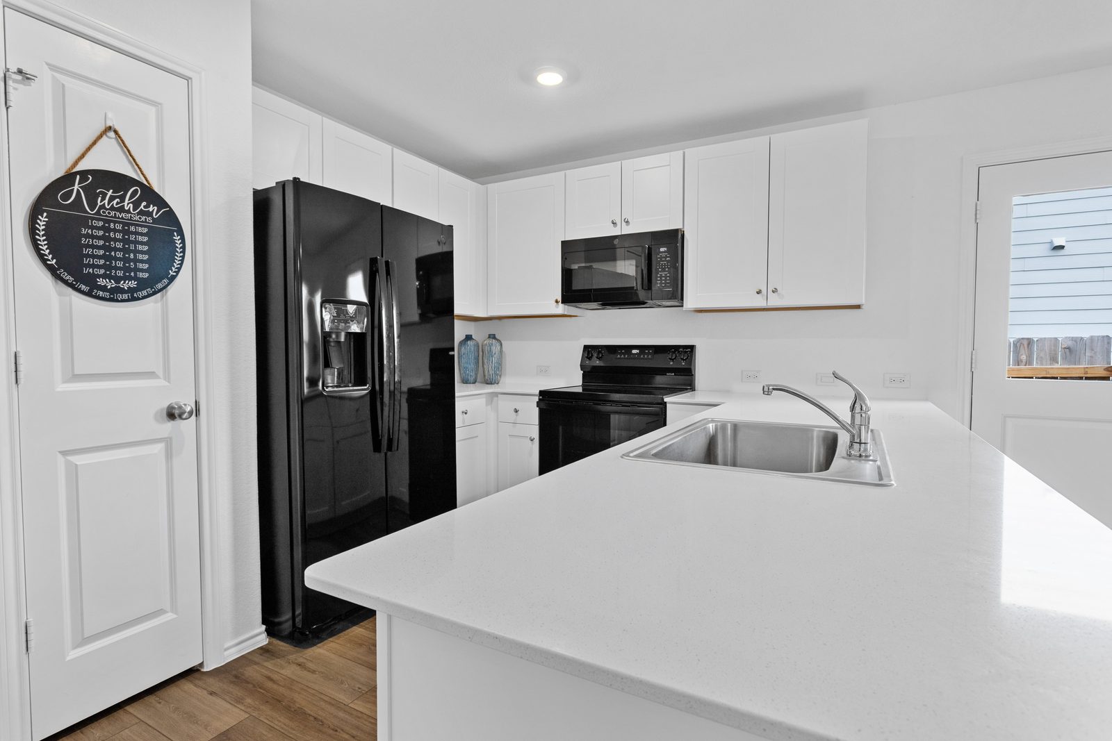 Kitchen — new-construction home, Austin TX real estate photography
