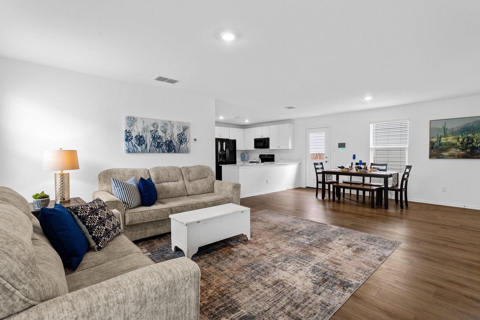 Living — new-construction home, Austin TX real estate photography
