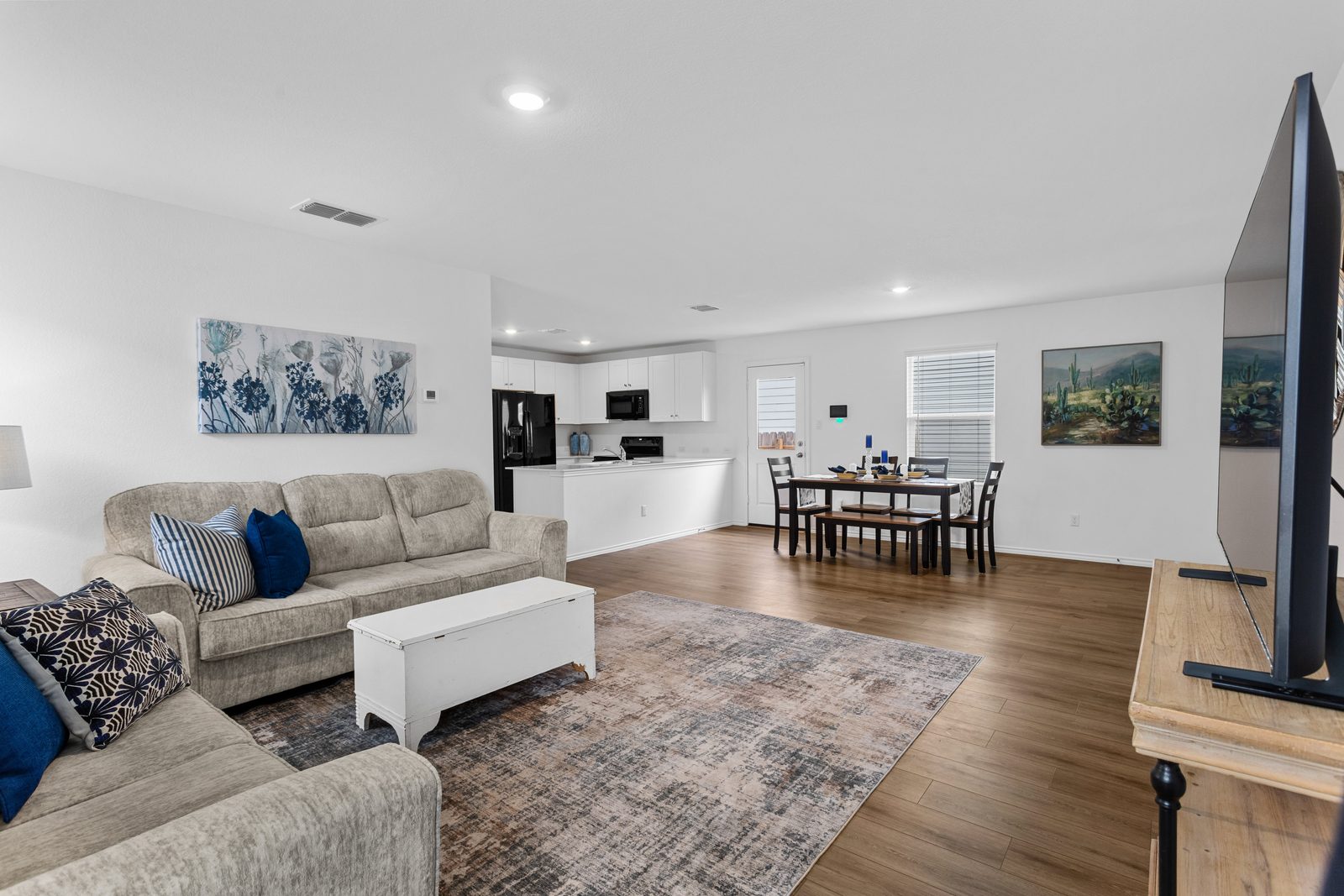 Living — new-construction home, Austin TX real estate photography