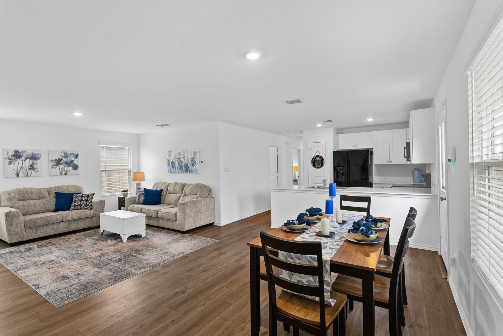 Living — new-construction home, Austin TX real estate photography