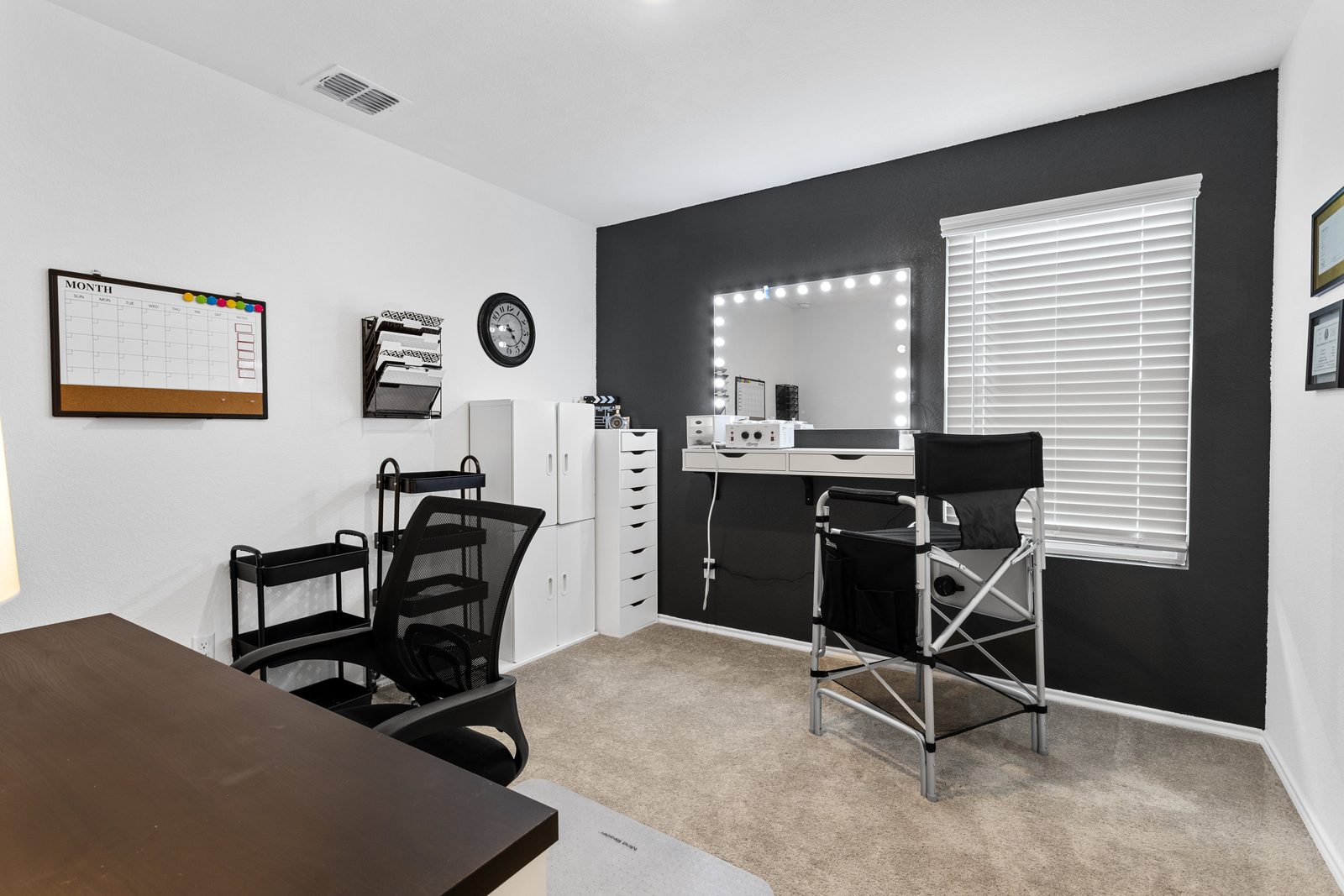 Office — new-construction home, Austin TX real estate photography