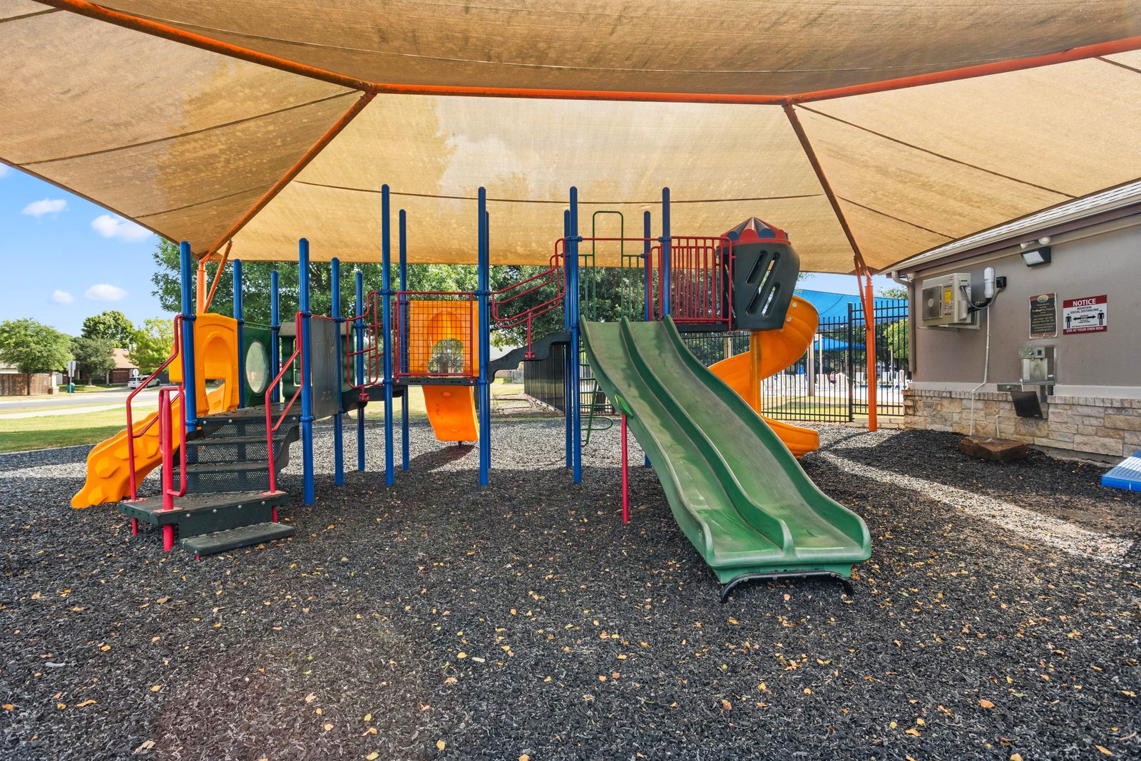 Playground — vacant two-story home, Austin TX real estate photography