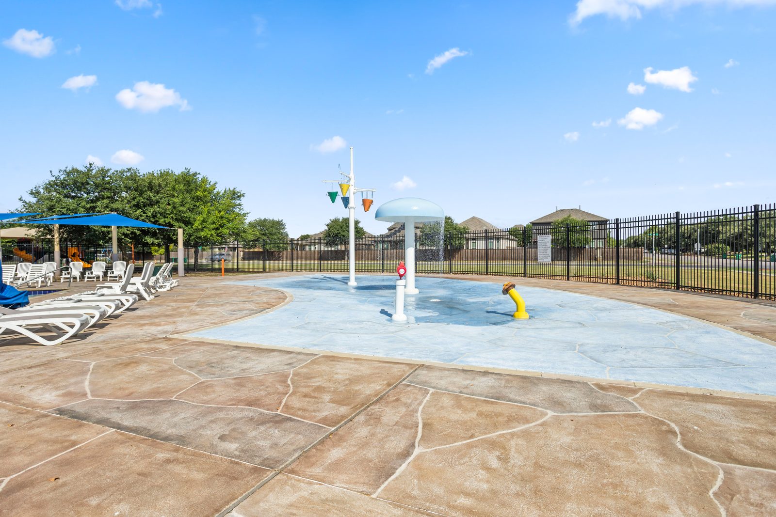 Splash Pad — vacant two-story home, Austin TX real estate photography