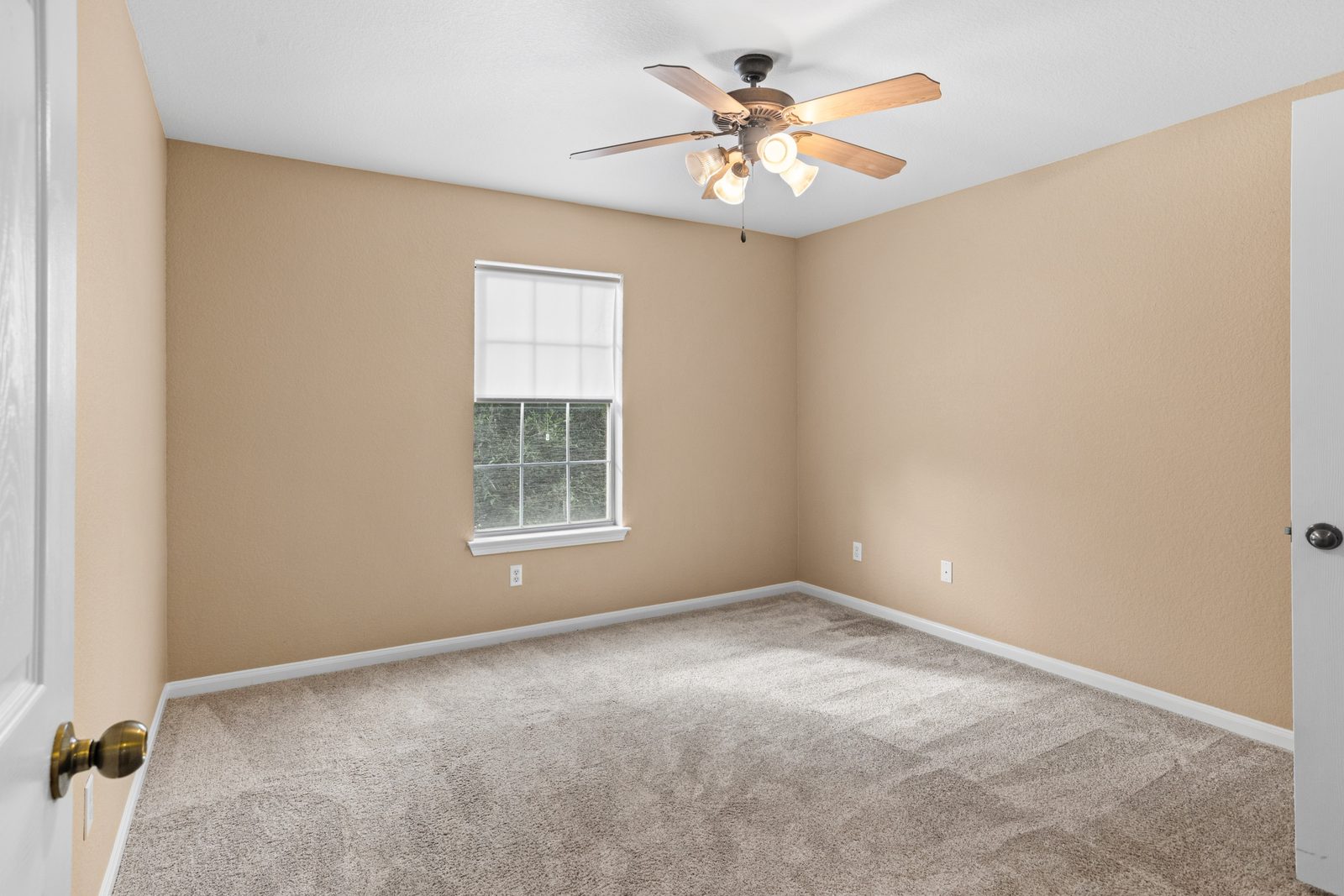 Bedroom — vacant two-story home, Austin TX real estate photography