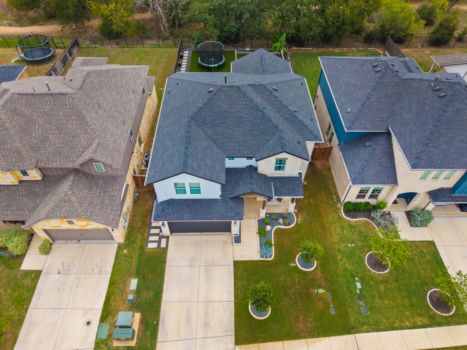 Aerial — Modern Farmhouse