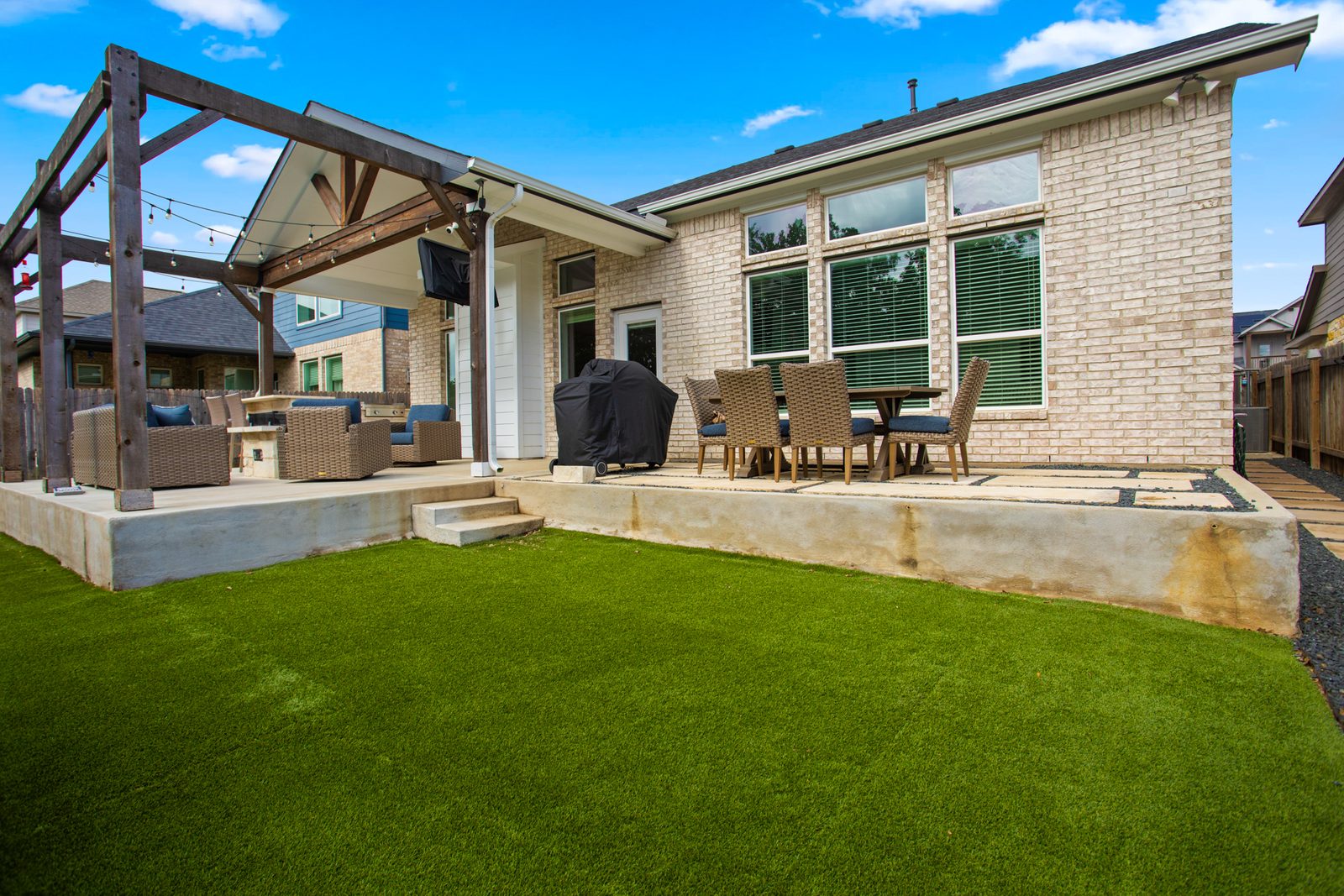 Covered Patio — Modern Farmhouse