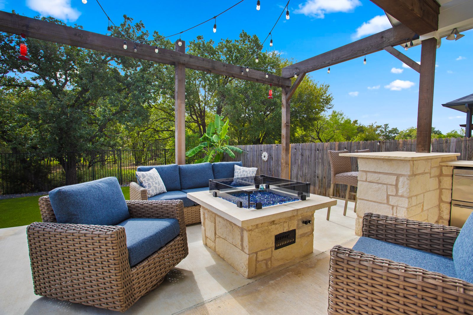 Covered Patio — Modern Farmhouse