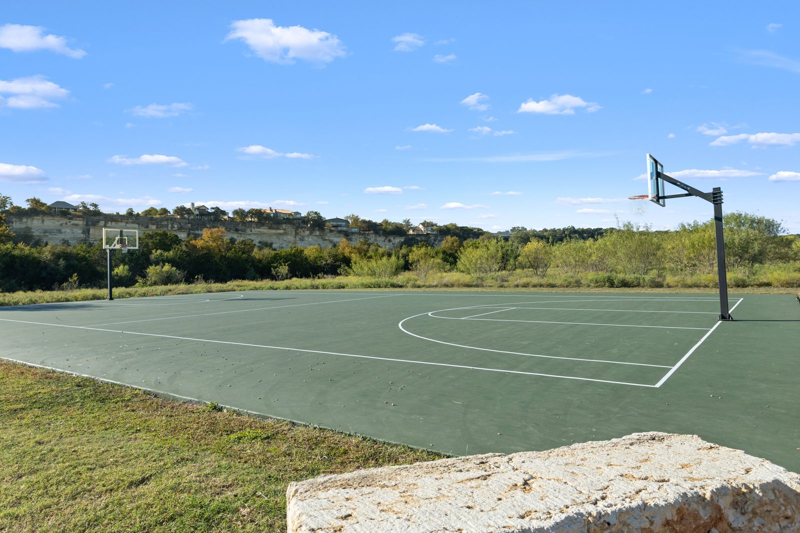 Sport Court — Limestone Two-Story