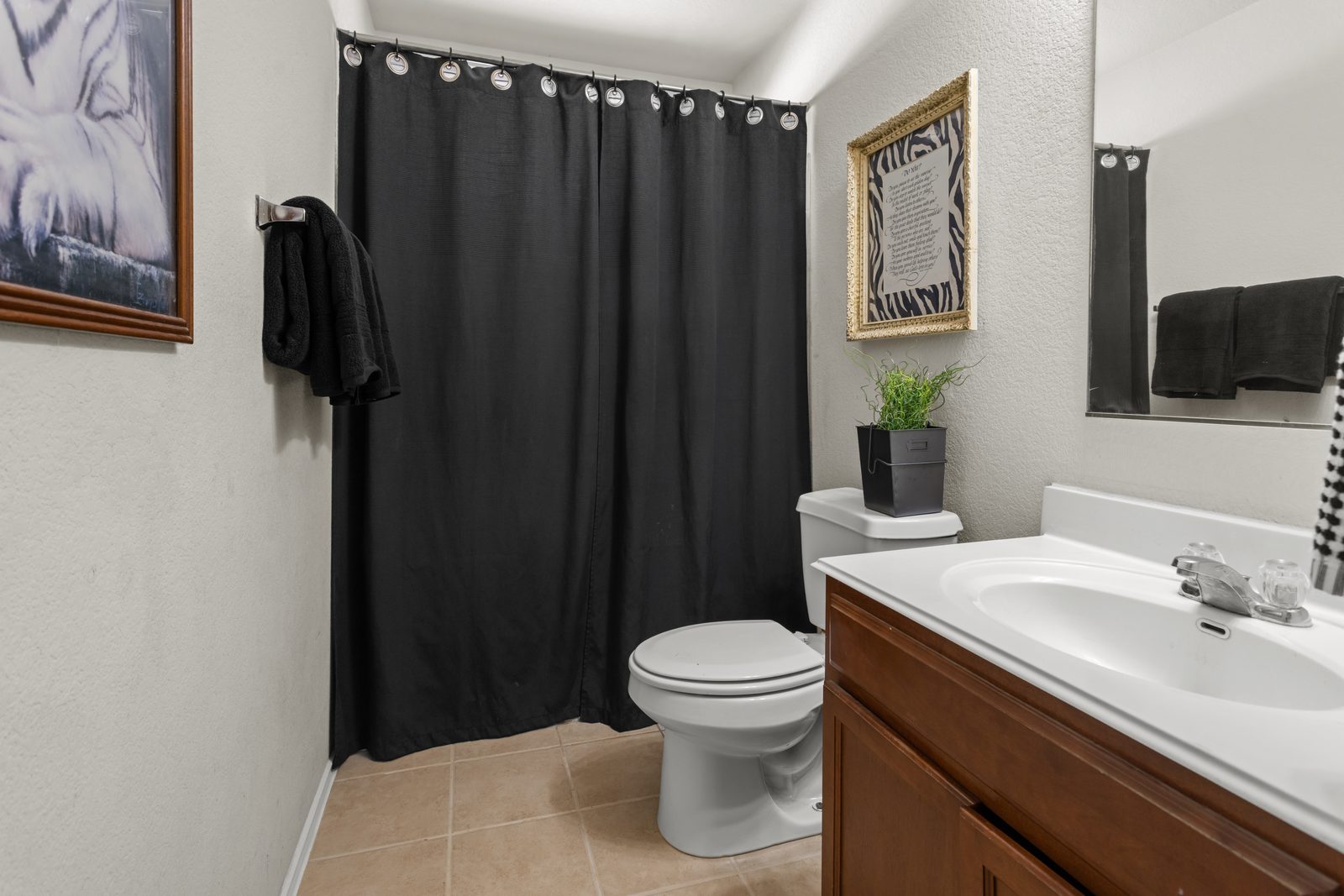 Hall Bath — Limestone Two-Story